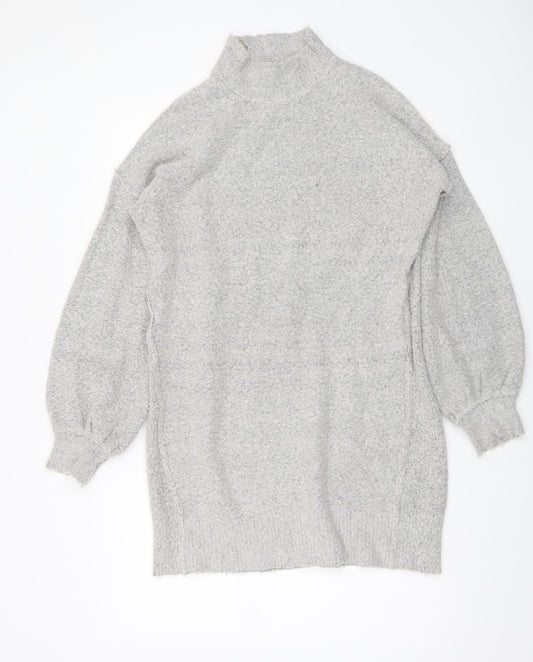Womens UK Size 14 Brave Soul Grey Pullover Jumper
