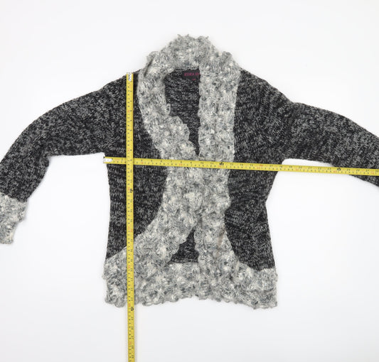 Womens UK Size S Jessica Graaf Grey Cardigan Jumper