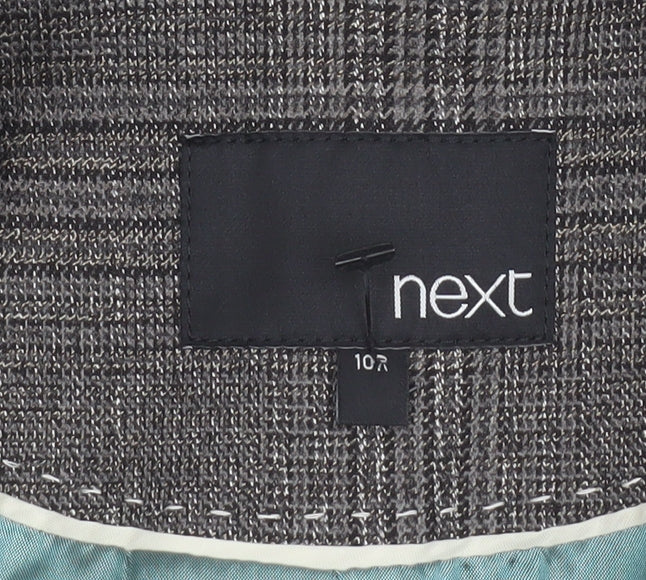 Womens UK Size 10 NEXT Regular Grey Blazer