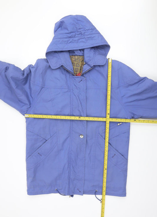 Womens UK Size 12 Marks and Spencer Blue Parka Coat