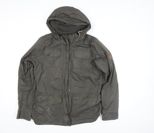 Womens UK Size 12 Regatta Green Parka Coat