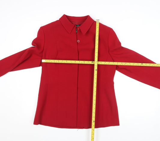 Womens UK Size 12 Episode Red Basic Jacket