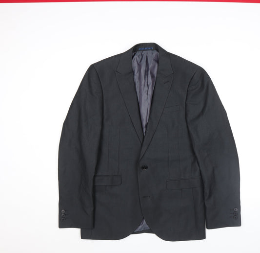 Mens UK Size 38 NEXT Black Basic Jacket
