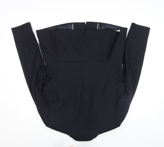 Next Tailoring Women's Black Size 16 Two-Button Blazer Jacket