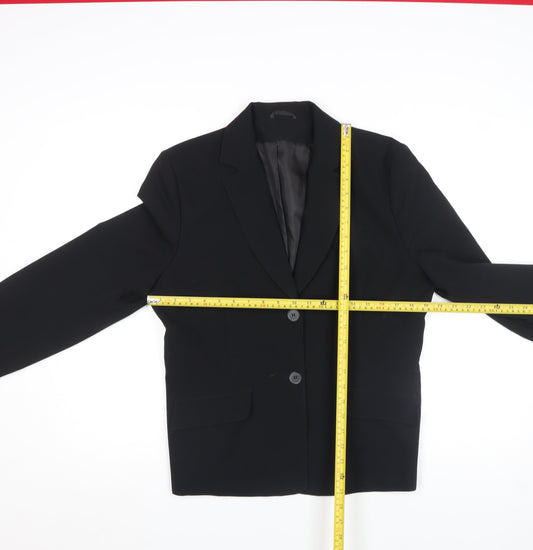 Womens UK Size 14 Maxx Regular Black Blazer