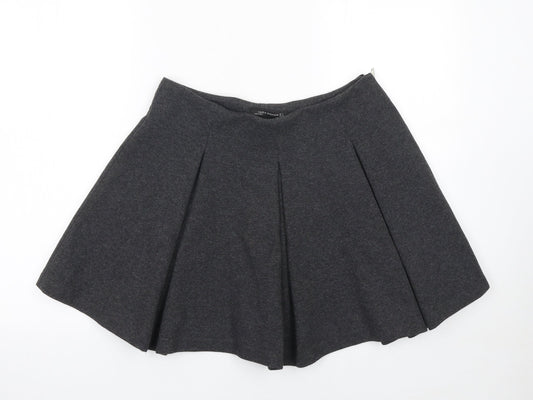 Womens UK Size L Zara Skater Jersey Skirt