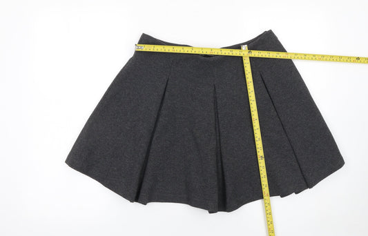 Womens UK Size L Zara Skater Jersey Skirt