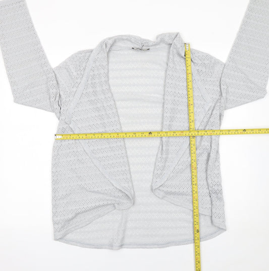 Womens UK Size L Oasis Grey Cardigan Jumper