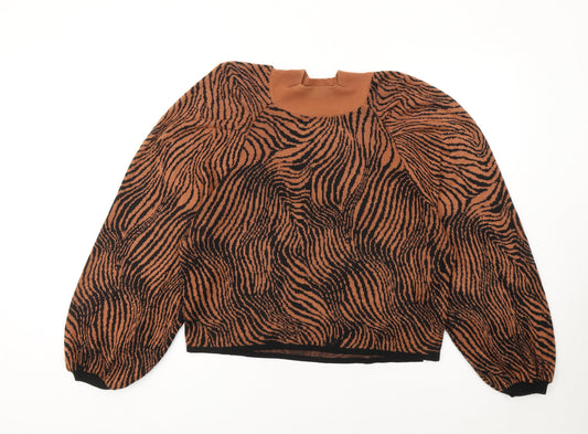 Womens UK Size 14 ASOS Brown Pullover Jumper