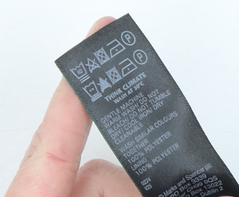 Marks and Spencer Women’s Black Regular Fit Notch Lapel Blazer UK 14