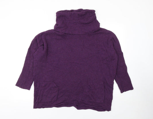 Womens UK Size M White Stuff Purple Pullover Jumper