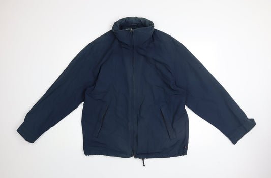 Mens UK Size S JEFF&CO Blue Basic Jacket