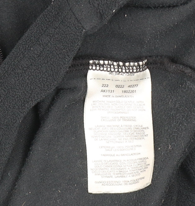 Columbia Womens Black XL 1/4 Zip Fleece Pullover Sweatshirt