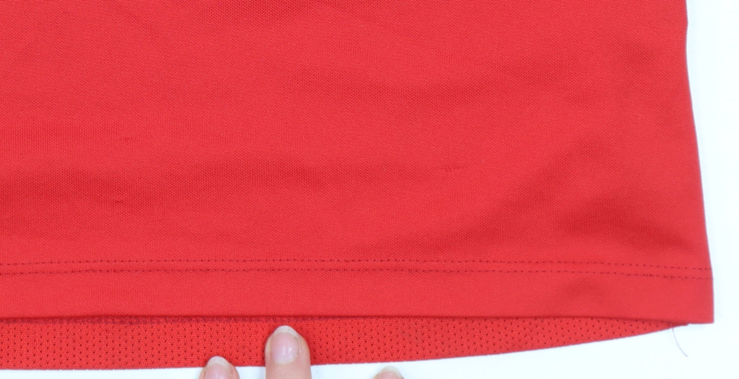 Mens UK Size S Nike Red Running & JoggingGym & TrainingFootball T-Shirt
