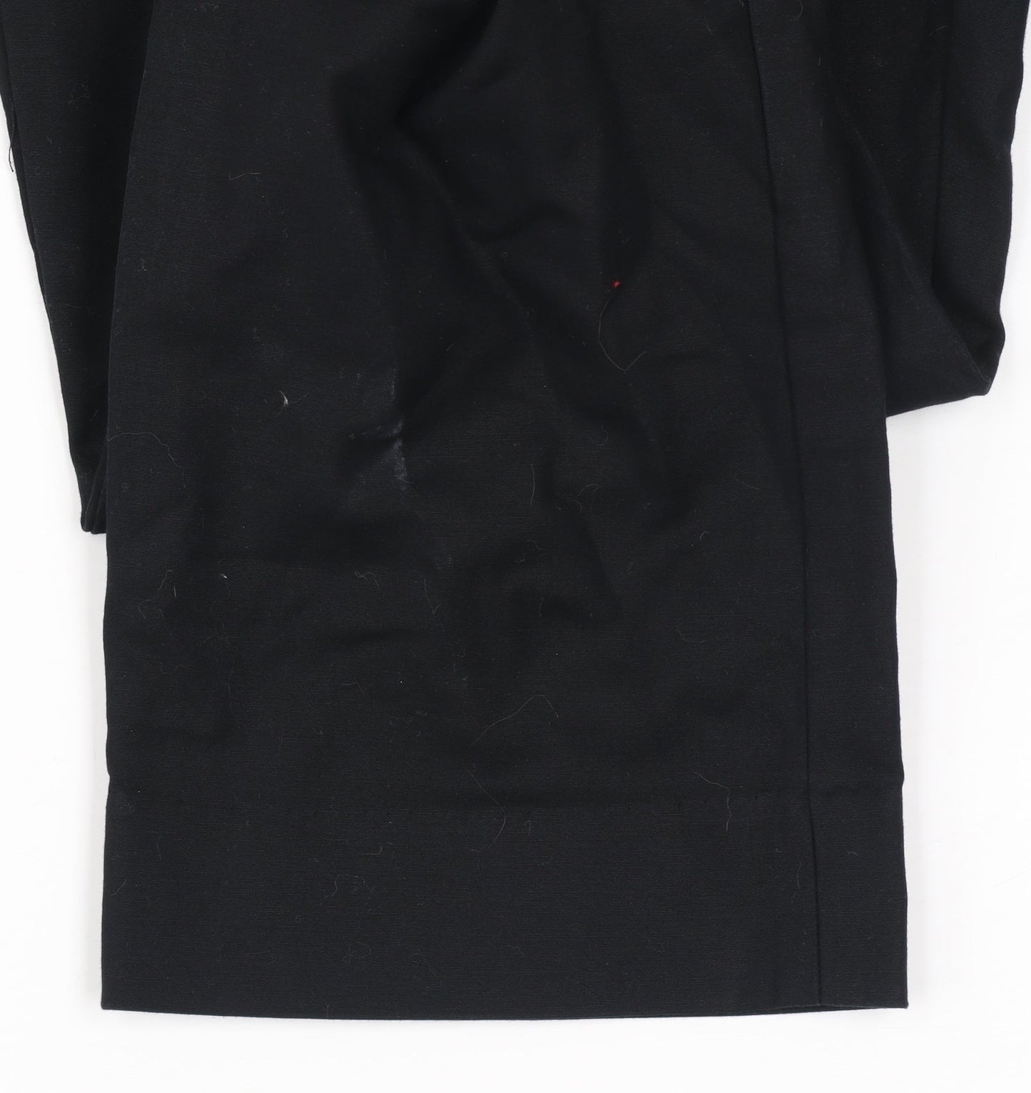 Gap Women Black Tailored Crop Trousers Size 10 Cotton Stretch