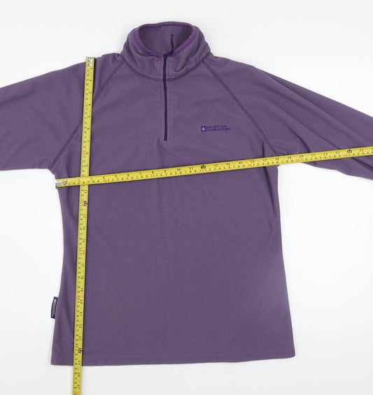 Womens UK Size 14 Mountain Warehouse Purple Pullover Sweatshirt