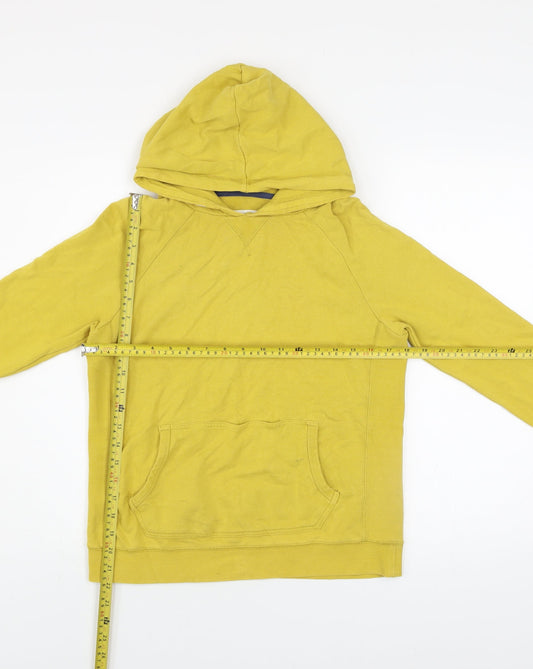 Boys UK Size 11-12 Years Boden Yellow Pullover Hoodie