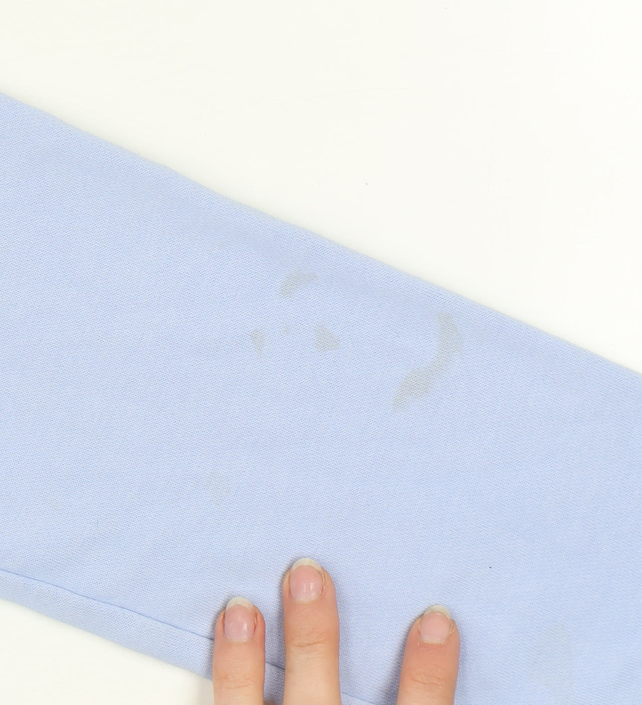 Nike Girls Blue Pullover Hoodie M 13-14 Years Cotton Blend Logo Sweatshirt