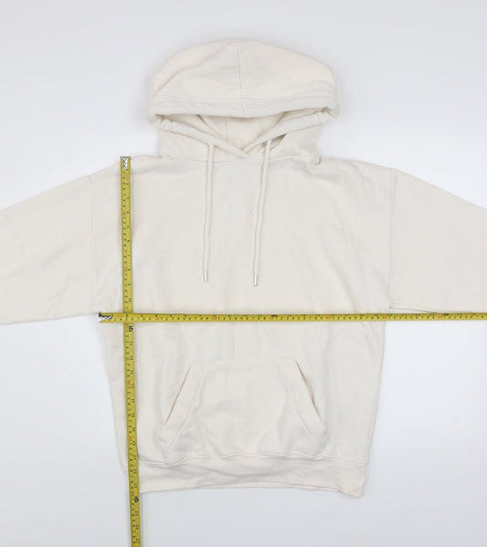 Bench Women Beige Pullover Hoodie UK 10 Cotton Polyester