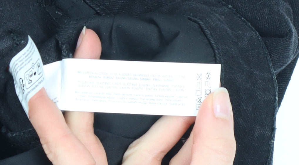 Primark Women's Black High Rise Skinny Jeans Size 8