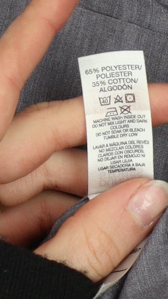 Boys UK Size 13-14 Years Dunnes Stores Grey Basic Button-Up