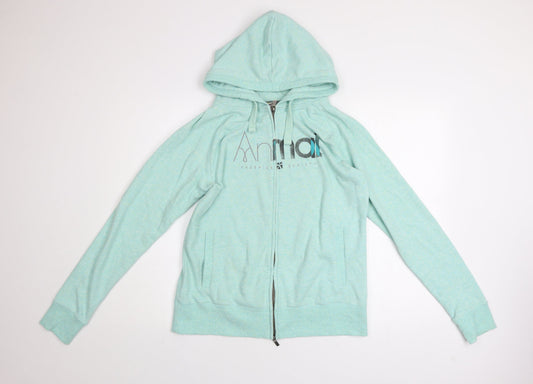 Womens UK Size 12 Animal Blue Gym & Training Walking Casual Jacket