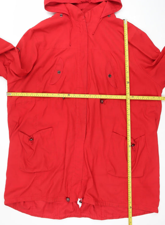Womens UK Size 6 Challenge by Regatta Red Parka Coat