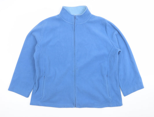 Womens UK Size 22 ISLE ESSENTIALS Blue Basic Jacket
