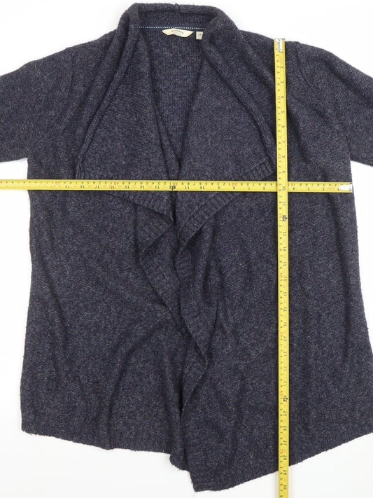 Womens UK Size 14 FatFace Blue Cardigan Jumper