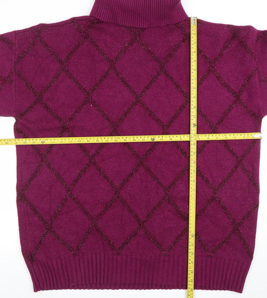 Womens UK Size XL NEXT Purple Pullover Jumper