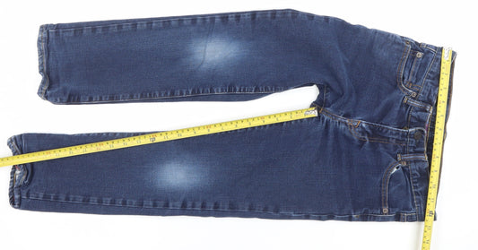 Gap Kids Boys Blue Straight Jeans Size 10 Years Regular Fit Denim