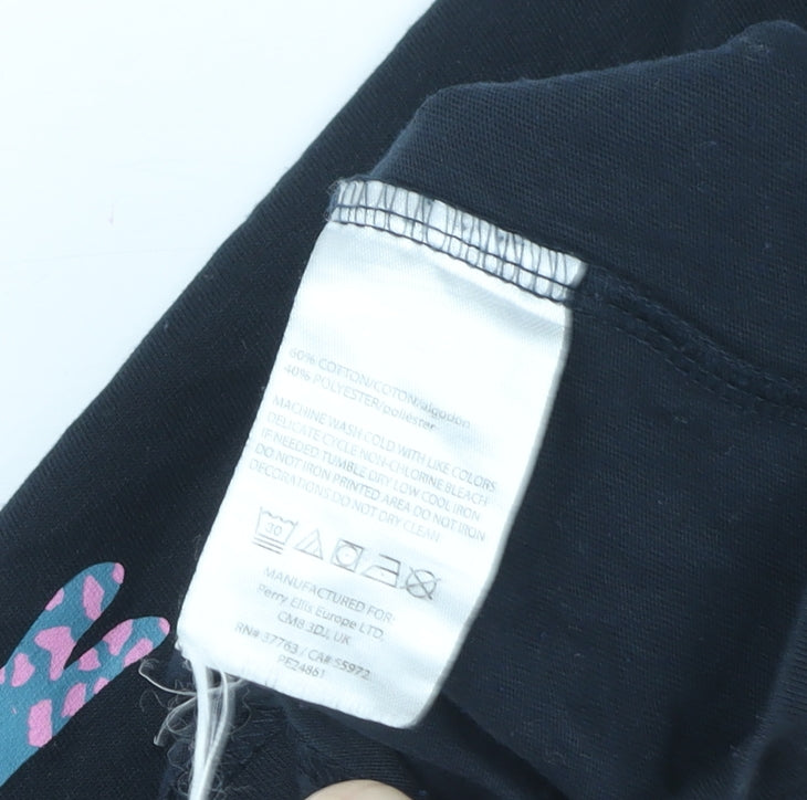 Womens UK Size M Original Penguin Black Basic T-Shirt