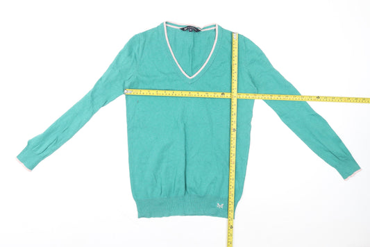 Womens UK Size 8 Crew Clothing Company Green Pullover Sweatshirt