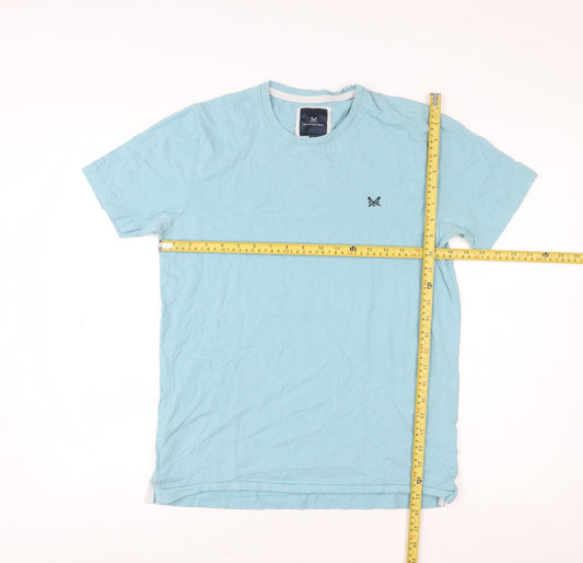 Womens UK Size M Crew Clothing Company Blue Basic T-Shirt