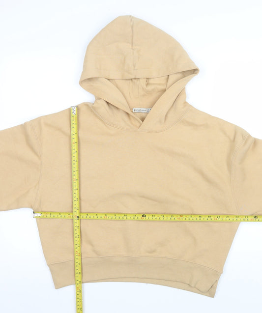 Womens UK Size 12 Stradivarius Beige Pullover Hoodie