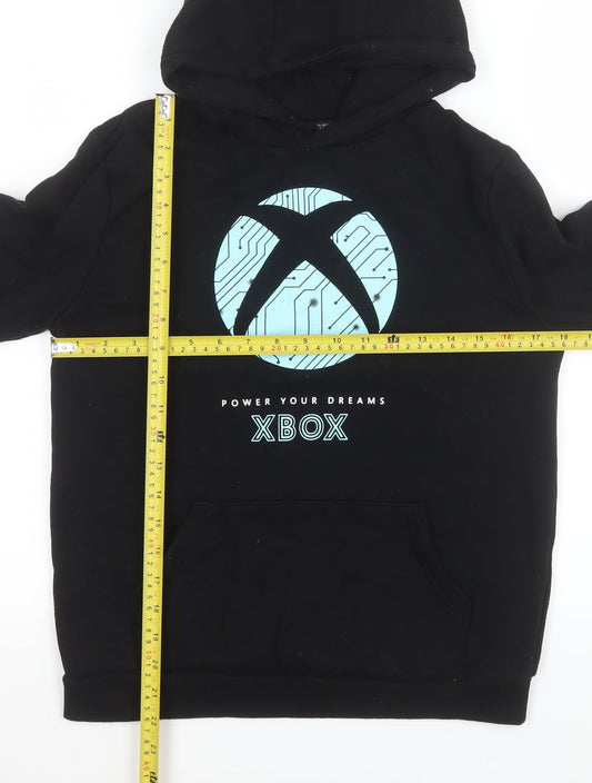 Boys UK Size 11-12 Years Xbox Black Pullover Hoodie
