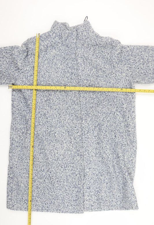 Tu Woman Grey Tweed Long Overcoat Size 24 Plus