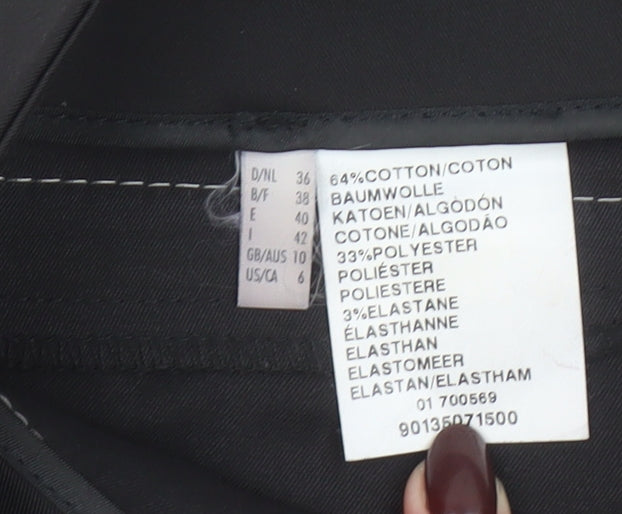 Steilmann Women's Black Straight Leg Trousers Size 10