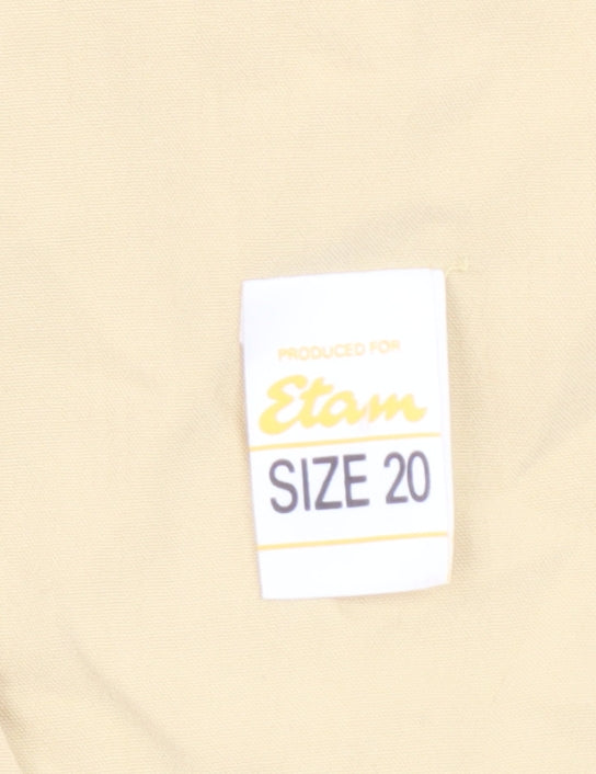 Womens UK Size 20 Etam Regular Beige Suit Jacket