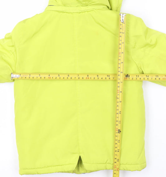 Mayoral Boys Yellow Hooded Duffle Coat 2 Years Polyester Winter Jacket