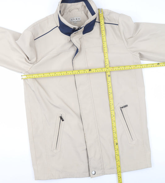 Womens UK Size S ADMÉ Beige Basic Jacket
