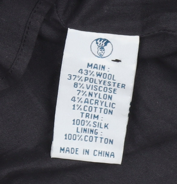 Fat Face Women’s Grey Wool Blend Knee Length Shift Dress Size 12