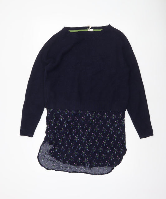 Womens UK Size 12 White Stuff Blue Pullover Jumper
