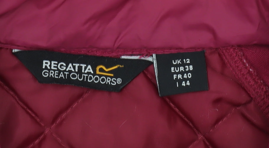 Womens UK Size 12 Regatta Red Puffer Jacket