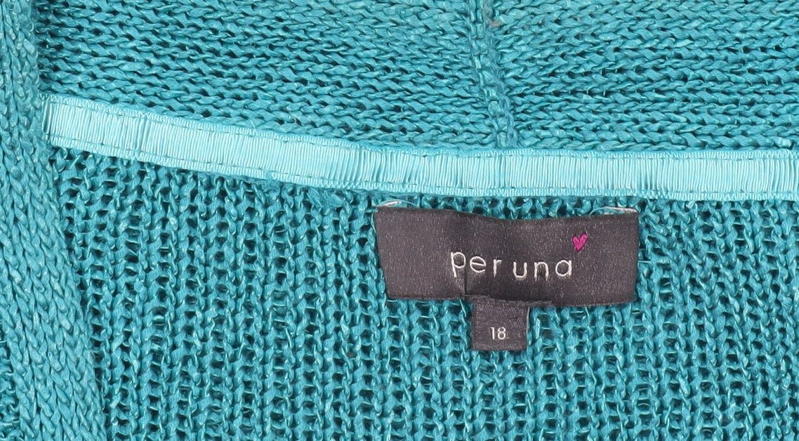 Womens UK Size 18 Marks and Spencer Blue Shrug Jumper