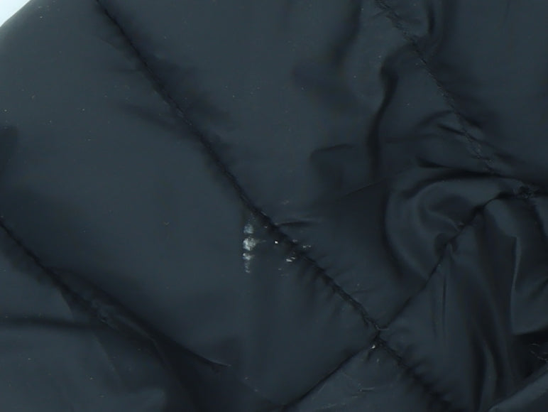 Amazon Essentials Men's Black Puffer Jacket Small Hooded Lightweight Winter Coat