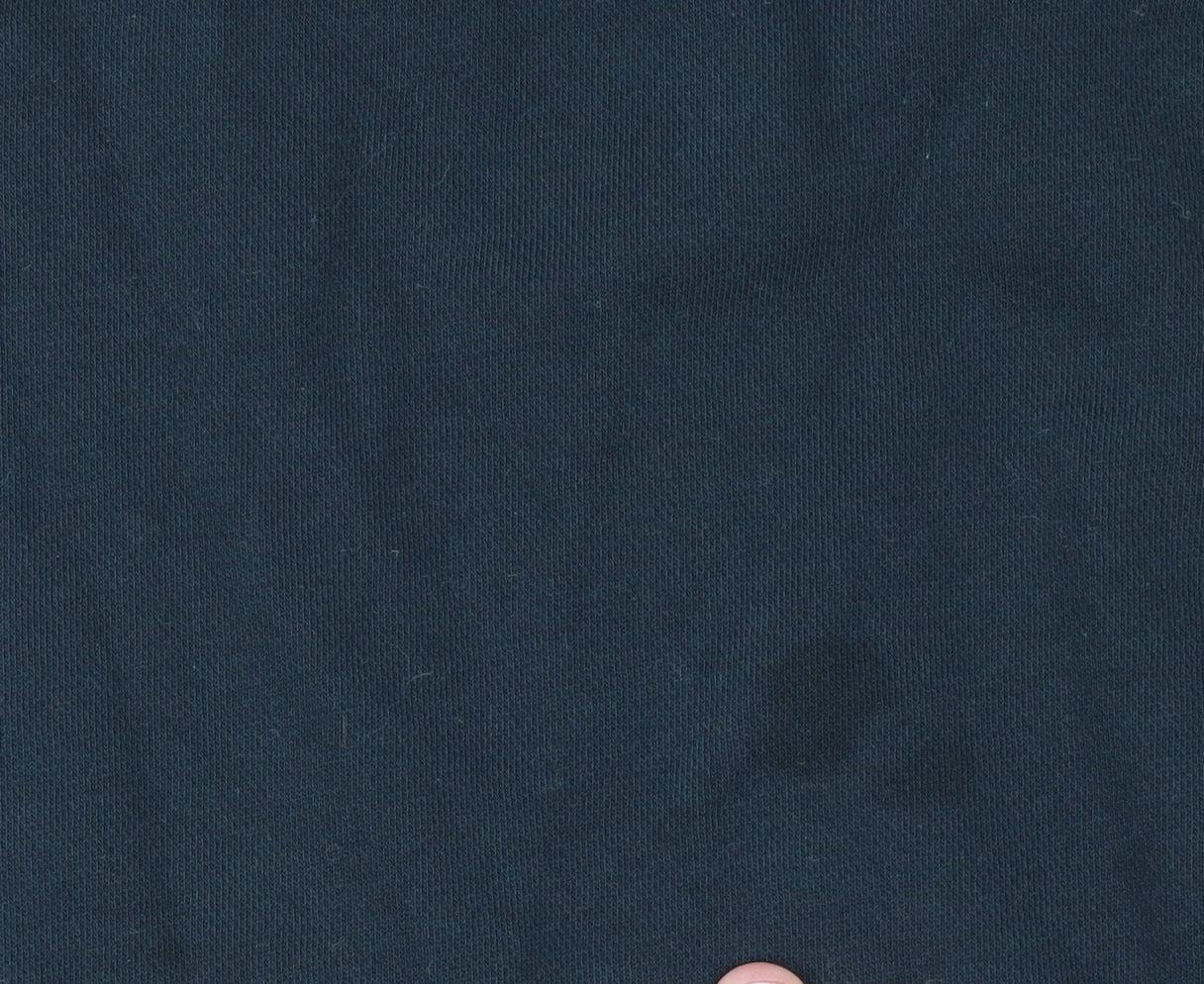 Nike Women's Black 1/4 Zip Oversized Fit Cotton Sweatshirt M