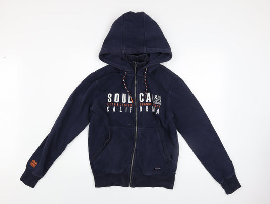 Mens UK Size S SoulCal & Co Blue Casual Walking Jacket