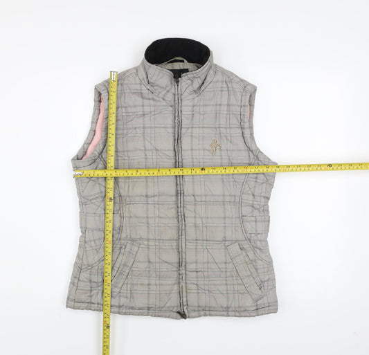 Womens UK Size S Caldene Grey Bodywarmer