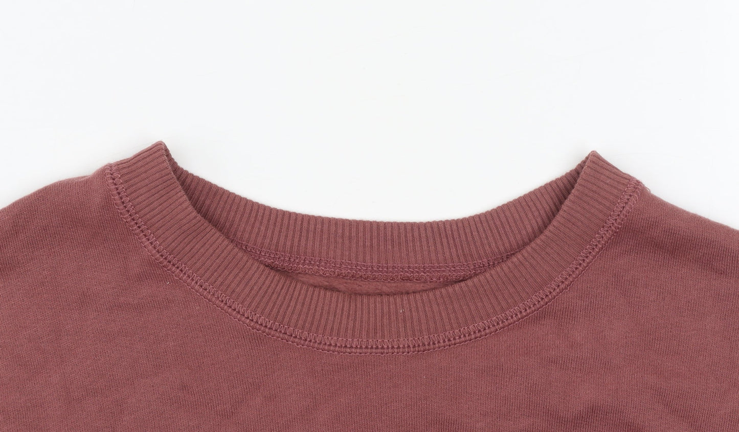 Hollister Women’s Brown Cotton Blend Pullover Sweatshirt Small